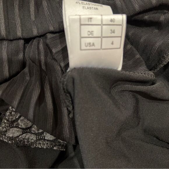 DeCa Black & Gray Dress Sz.4 - Picture 6 of 6